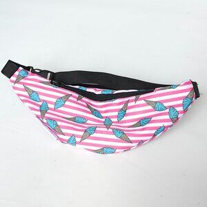 CUTE FANNY FACTORY Fanny Pack ICE CREAM PRINT Waist Bag BNWOT